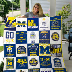 Michigan Wolverines 1 Blanket