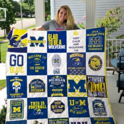 Michigan Wolverines Blanket