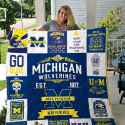 Michigan Wolverines Blanket
