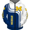 Michigan Wolverines Hoodie Zip Hoodie 3D