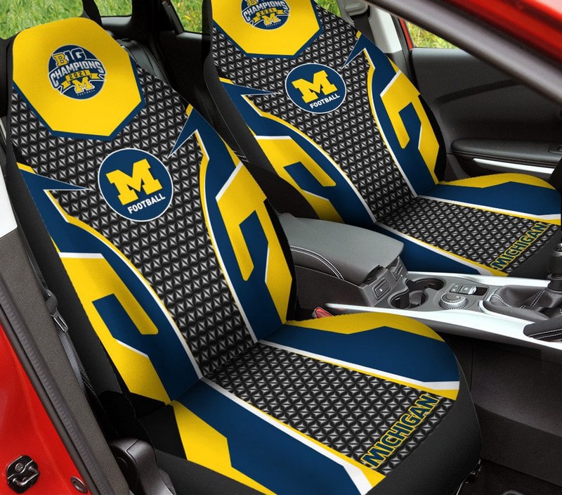 Michigan Wolverines Lover Seat Covers 1 Michigan Wolverines Lover Seat Covers