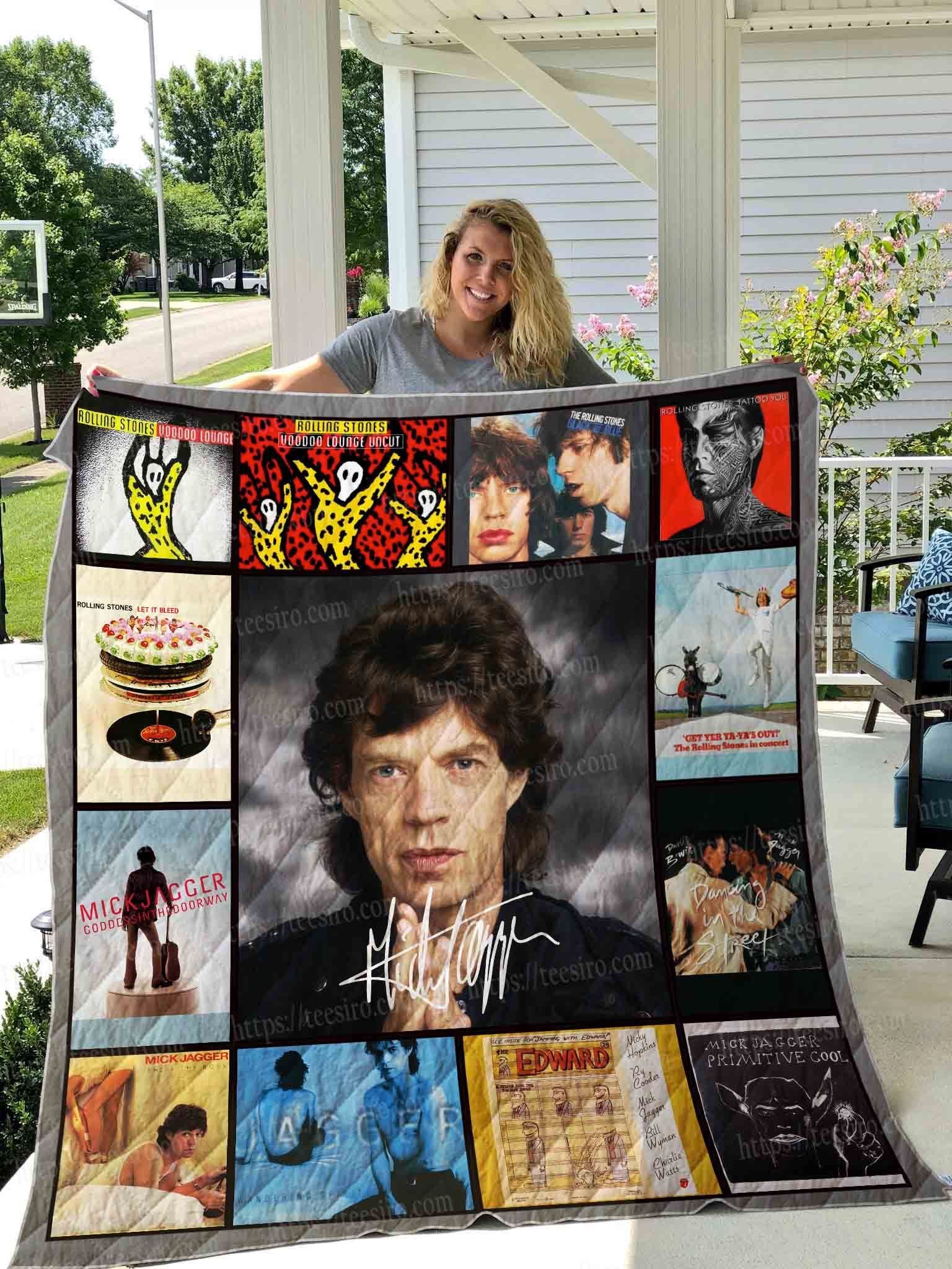 Mick Jagger The Rolling Stones Blanket 1 Mick Jagger The Rolling Stones Blanket