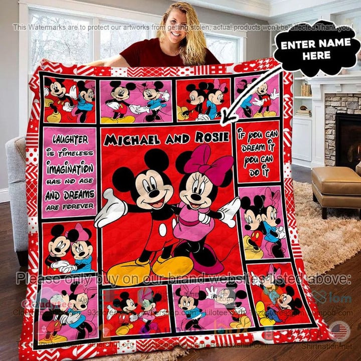 Mickey And Minnie 04 Blanket 1 Mickey And Minnie 04 Blanket