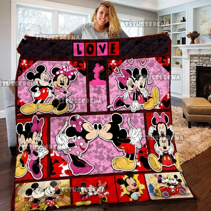 Mickey Love Minnie 05 Blanket 1 Mickey Love Minnie 05 Blanket