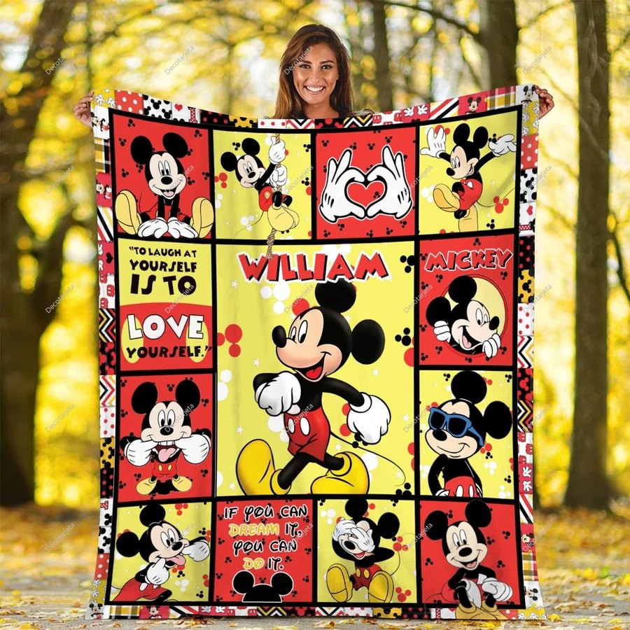 Mickey Love Minnie 09 Blanket 1 Mickey Love Minnie 09 Blanket