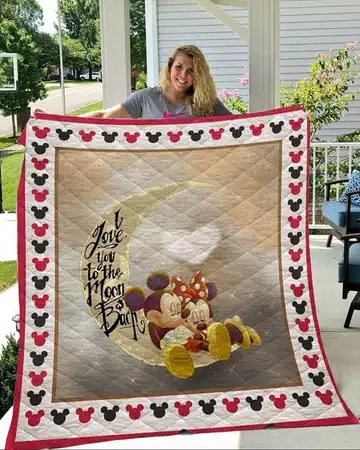 Mickey Love Minnie Blanket 1 Mickey Love Minnie Blanket