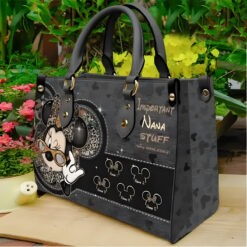 Mickey Mouse 02 Leather Handbag