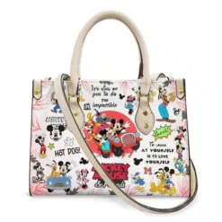 Mickey Mouse 04 Leather Handbag