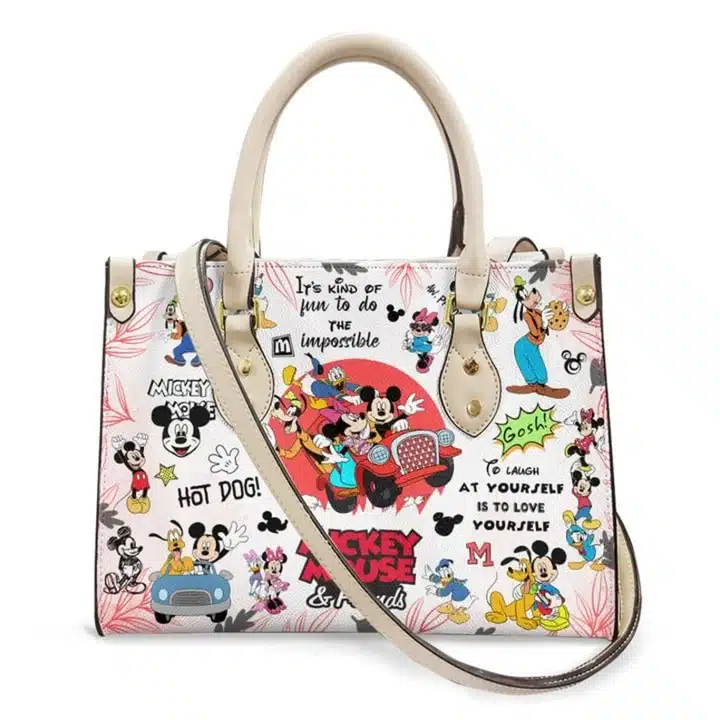 Mickey Mouse 04 Leather Handbag 1 Mickey Mouse 04 Leather Handbag