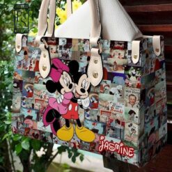 Mickey Mouse 05 Leather Handbag