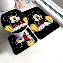 Mickey Mouse, Bath Mat Set Bathroom Shower Curtain