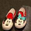 Mickey Mouse Disney Funny 1 Slip On Shoes