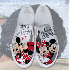 Mickey Mouse Disney Funny Slip On Shoes