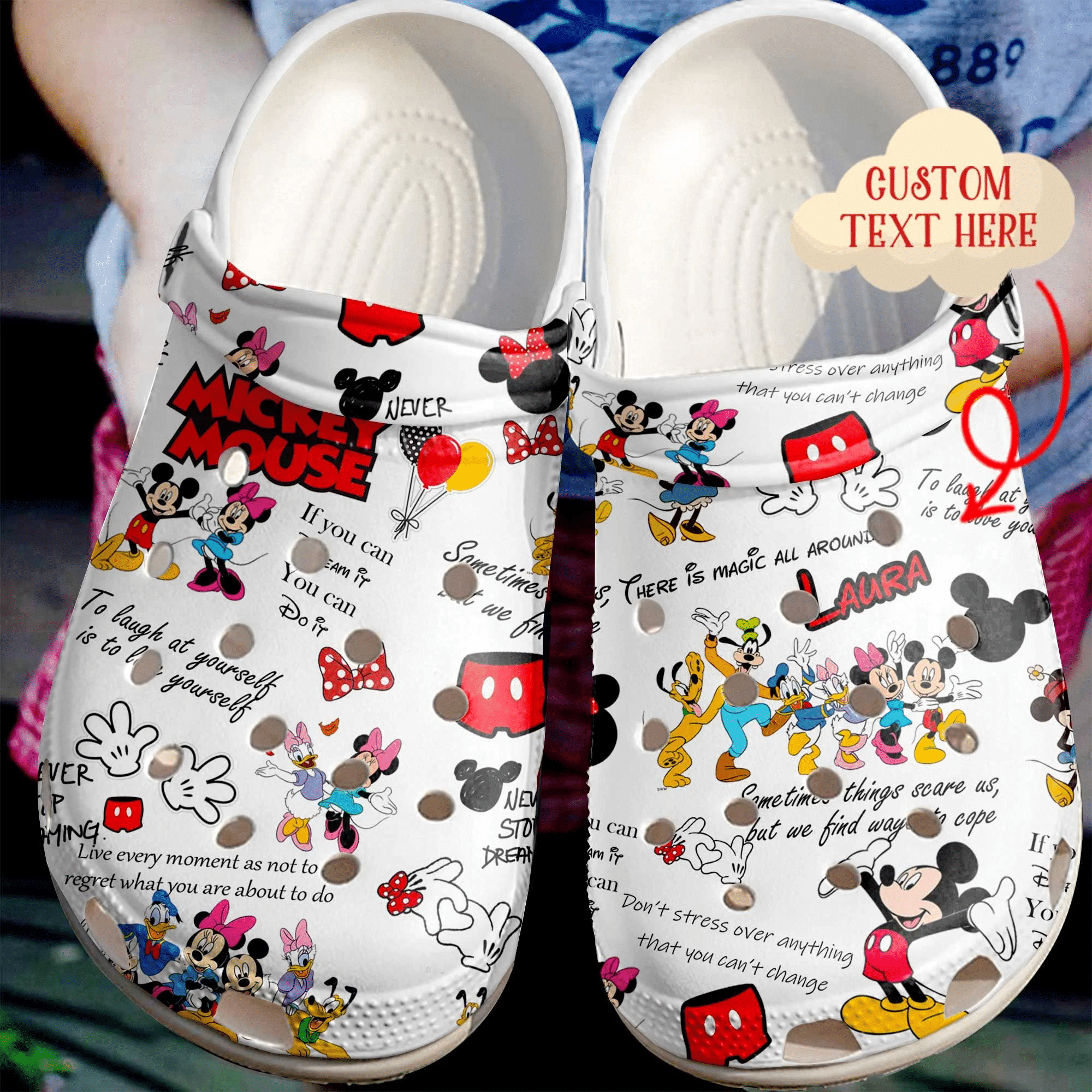 Mickey Mouse Disney Soft Clogs 1 Mickey Mouse Disney Soft Clogs