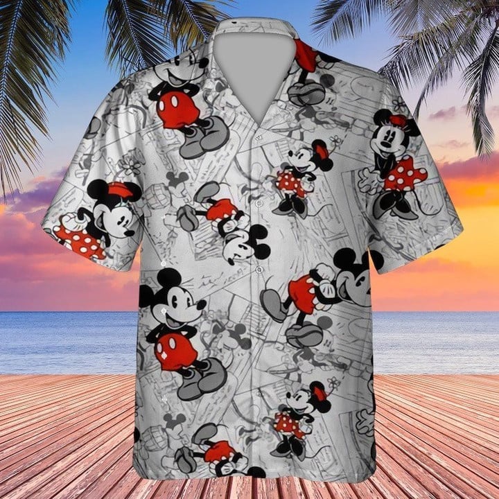 Mickey Mouse Hawaiian Shirt 1 Mickey Mouse Hawaiian Shirt