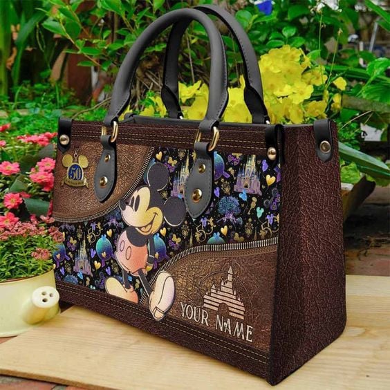 Mickey Mouse Leather Handbag 1 Mickey Mouse Leather Handbag
