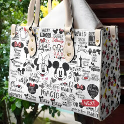 Mickey Mouse Top 1 Leather Handbag