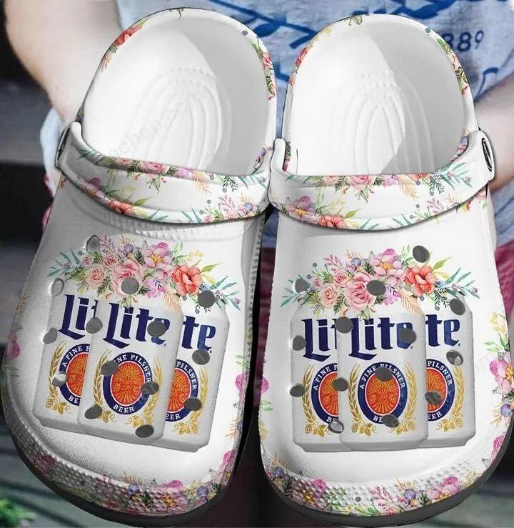 Miller Lite White Lover Soft Clogs 1 Miller Lite White Lover Soft Clogs