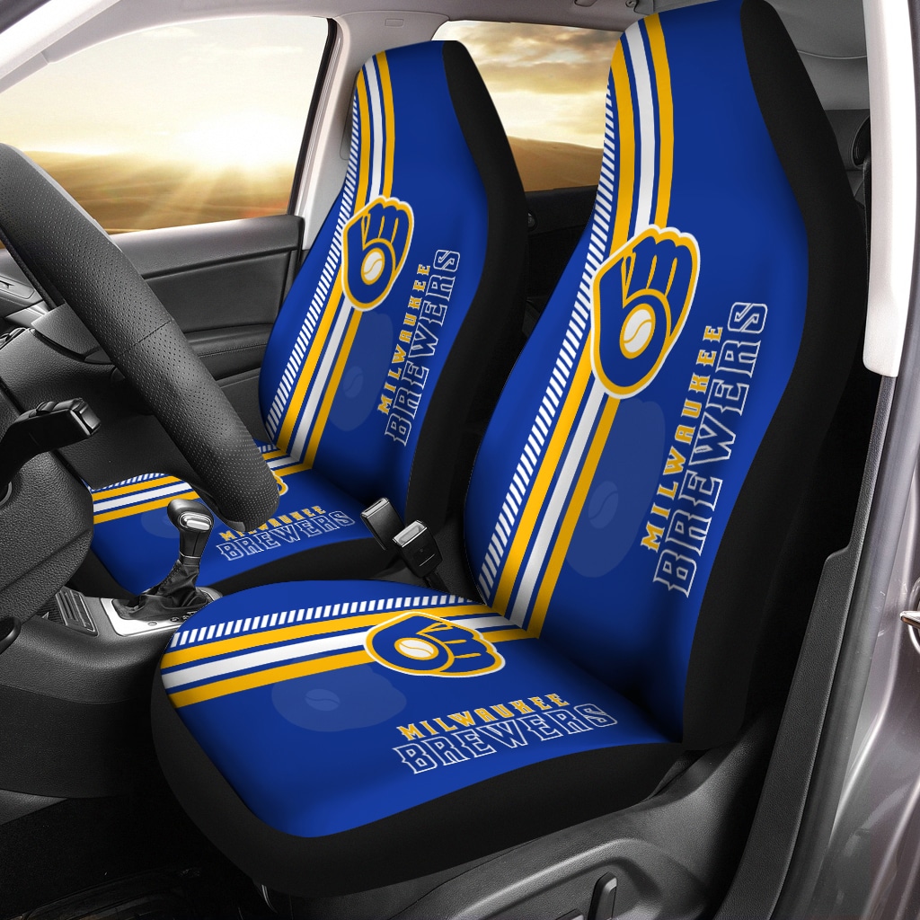 Milwaukee Brewers Lover Seat Covers 1 Milwaukee Brewers Lover Seat Covers