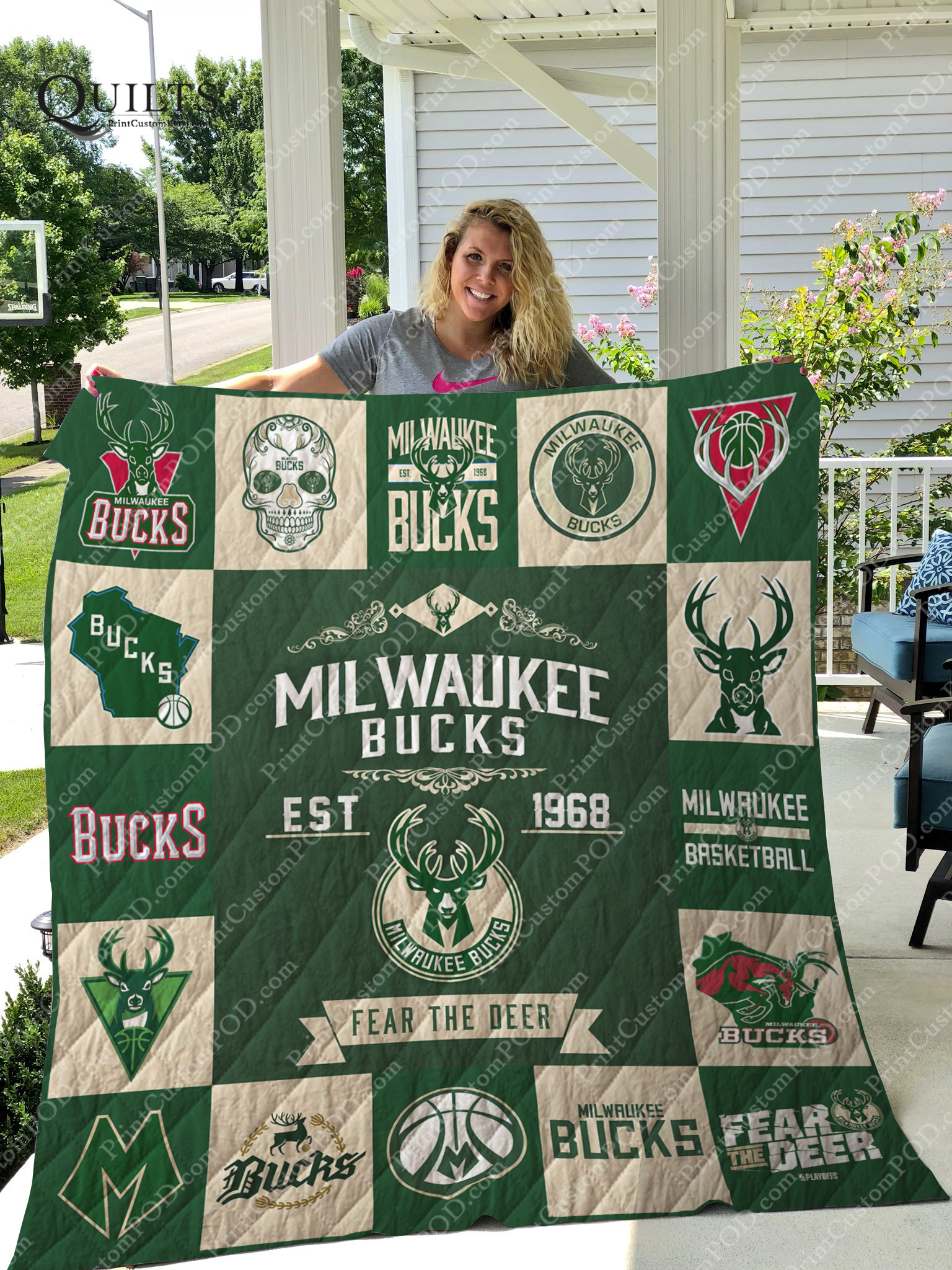 Milwaukee Bucks Blanket 1 Milwaukee Bucks Blanket