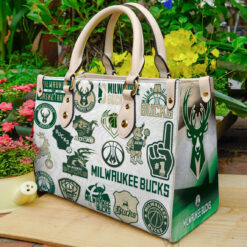 Milwaukee Bucks Leather Handbag