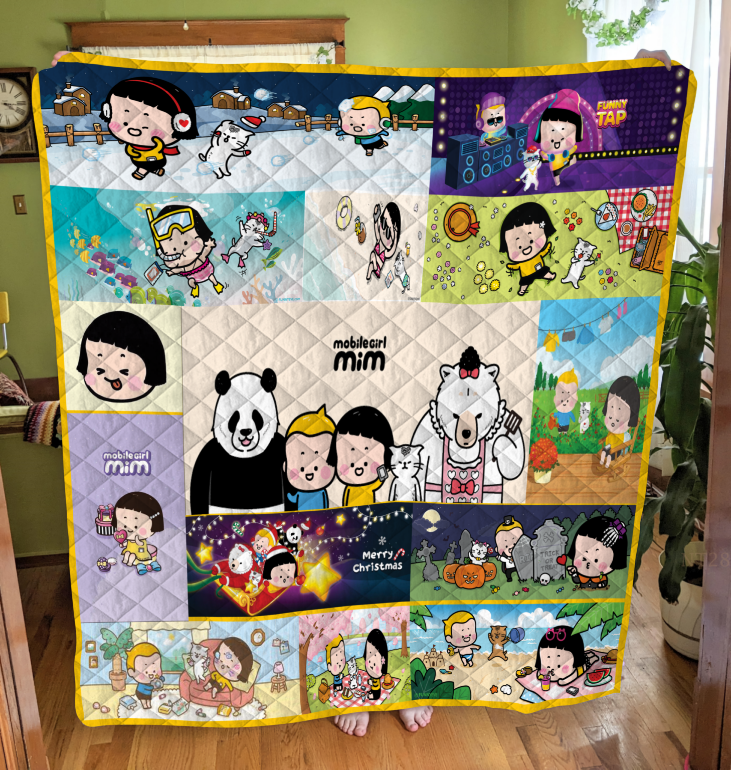 Mim Mobile Girl Blanket 1 Mim Mobile Girl Blanket