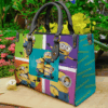Minions Love Funny Leather Handbag