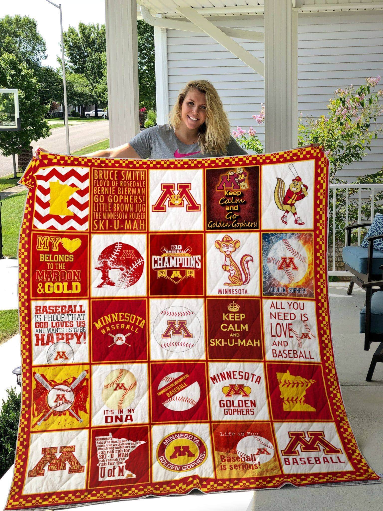 Minnesota Golden Gophers Blanket 1 Minnesota Golden Gophers Blanket