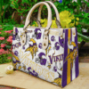 Minnesota Vikings A1 Leather Handbag