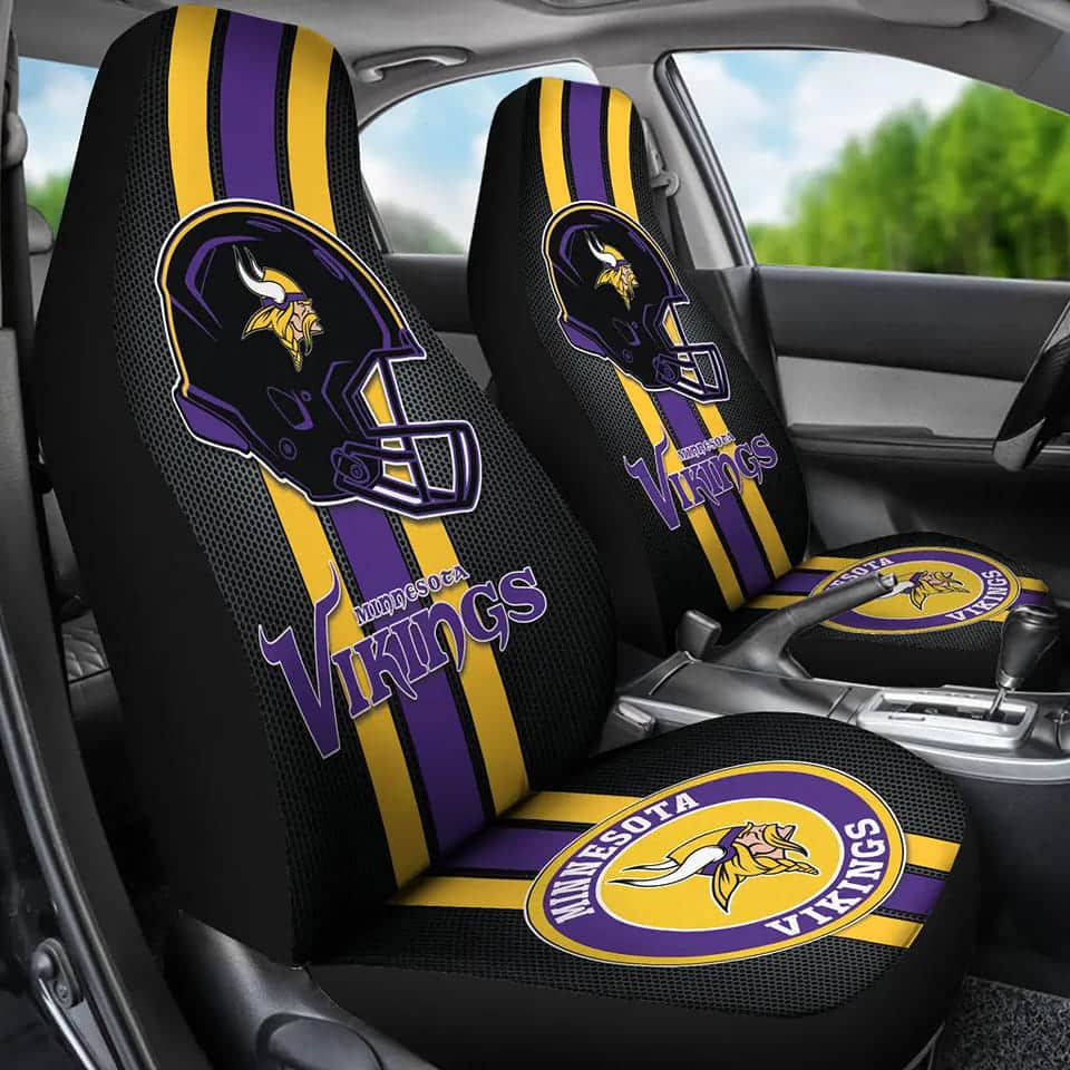 Minnesota Vikings Black Seat Covers 1 Minnesota Vikings Black Seat Covers