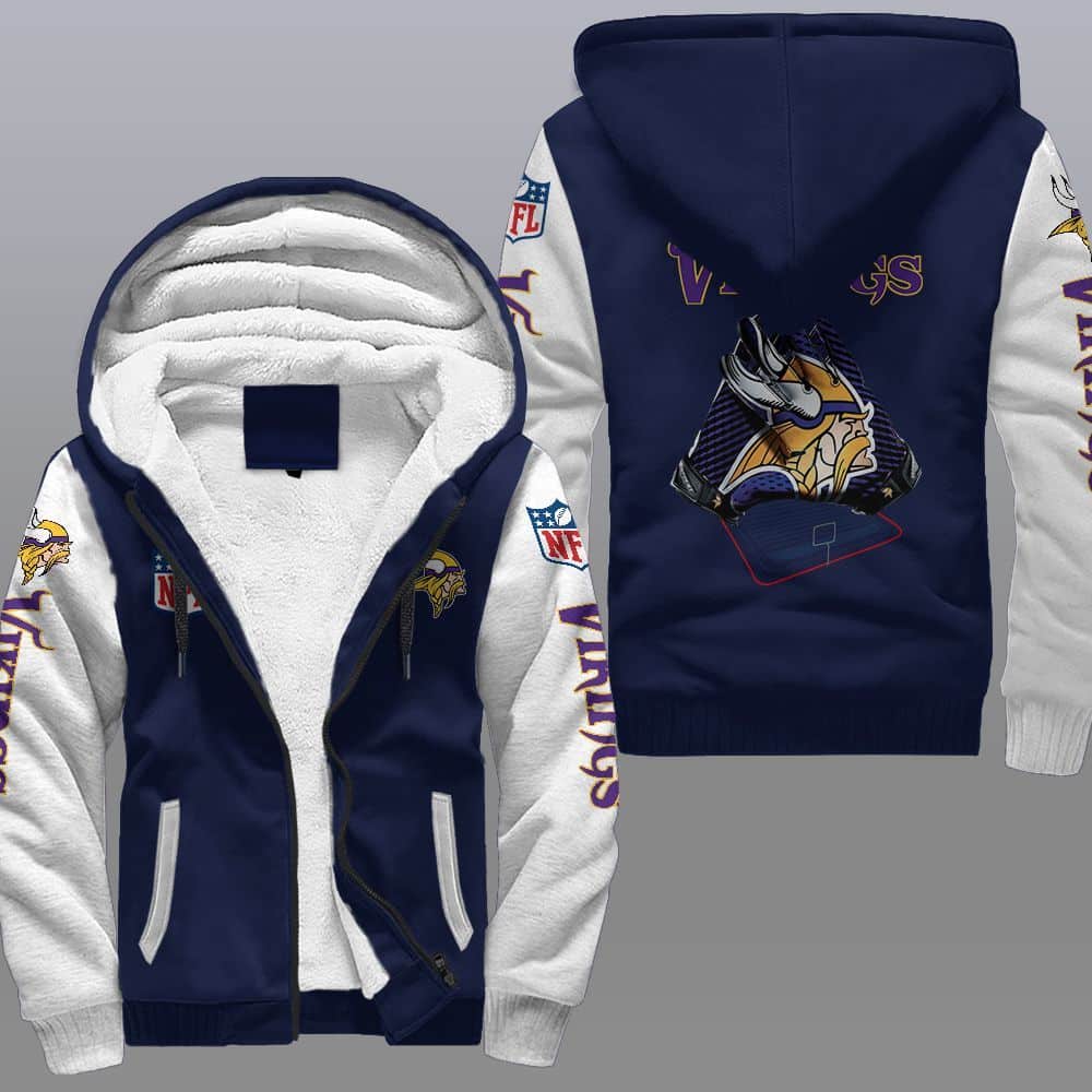 Minnesota Vikings Fleece Jacket 1 Minnesota Vikings Fleece Jacket