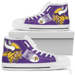 Minnesota Vikings High Top Shoes