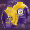 Minnesota Vikings Hoodie Zip Hoodie 3D