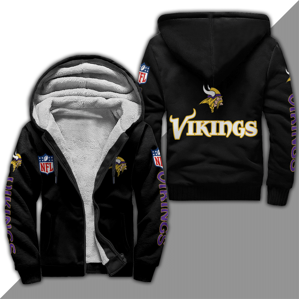 Minnesota Vikings Lover Fleece Jacket 1 Minnesota Vikings Lover Fleece Jacket