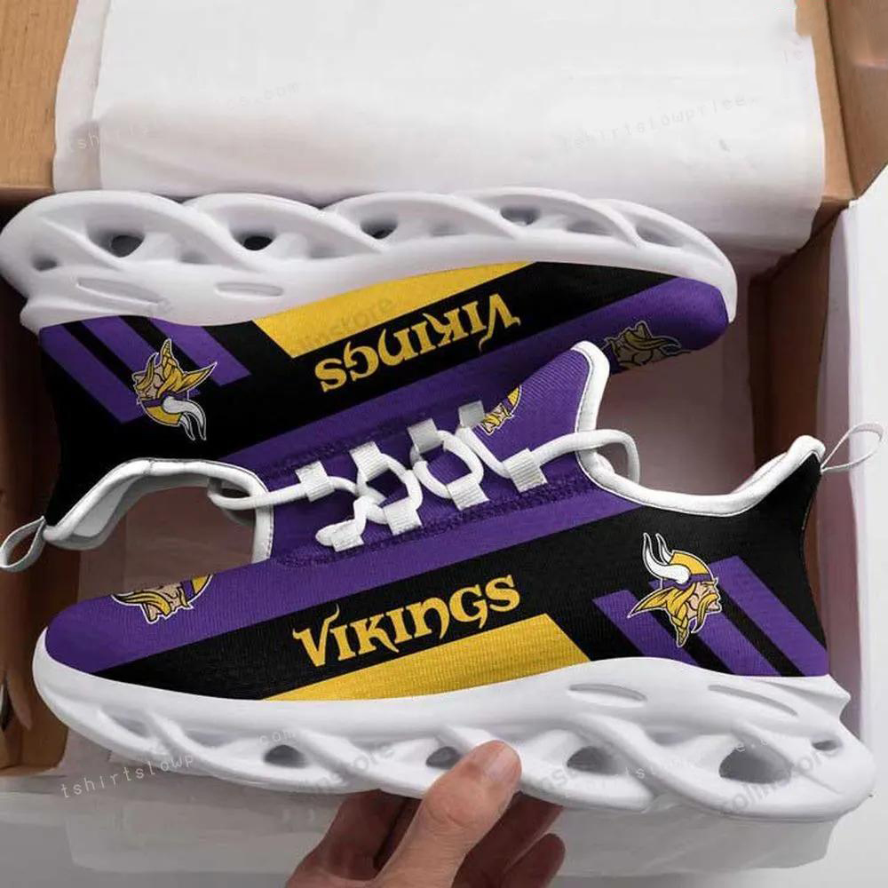 Minnesota Vikings Max Soul Shoes 1 Minnesota Vikings Max Soul Shoes