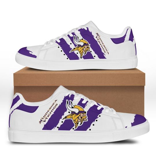 Minnesota Vikings Stan Smith Shoes 1 Minnesota Vikings Stan Smith Shoes