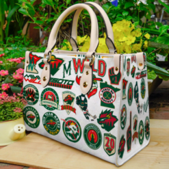 Minnesota Wild 1 Leather Handbag