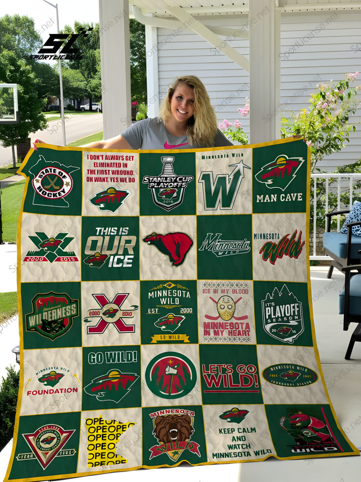 Minnesota Wild 2 Blanket 1 Minnesota Wild 2 Blanket