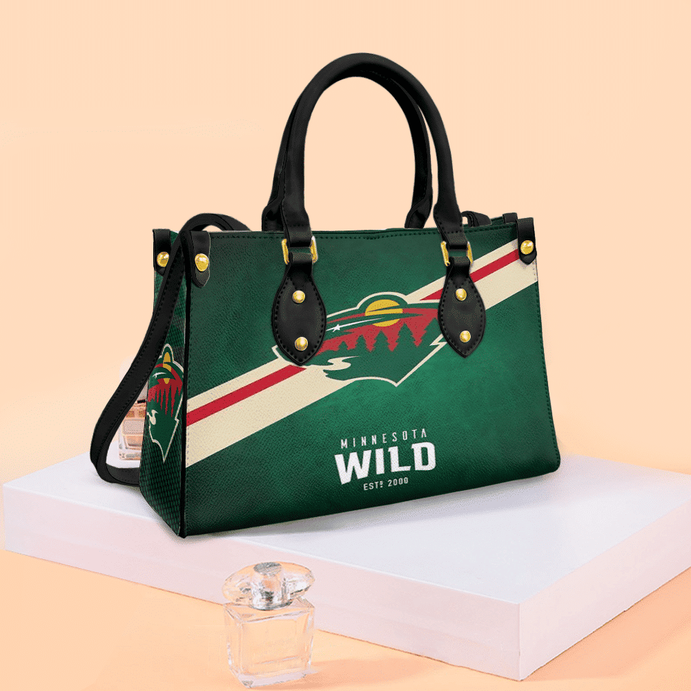 Minnesota Wild 3 Leather Handbag 1 Minnesota Wild 3 Leather Handbag