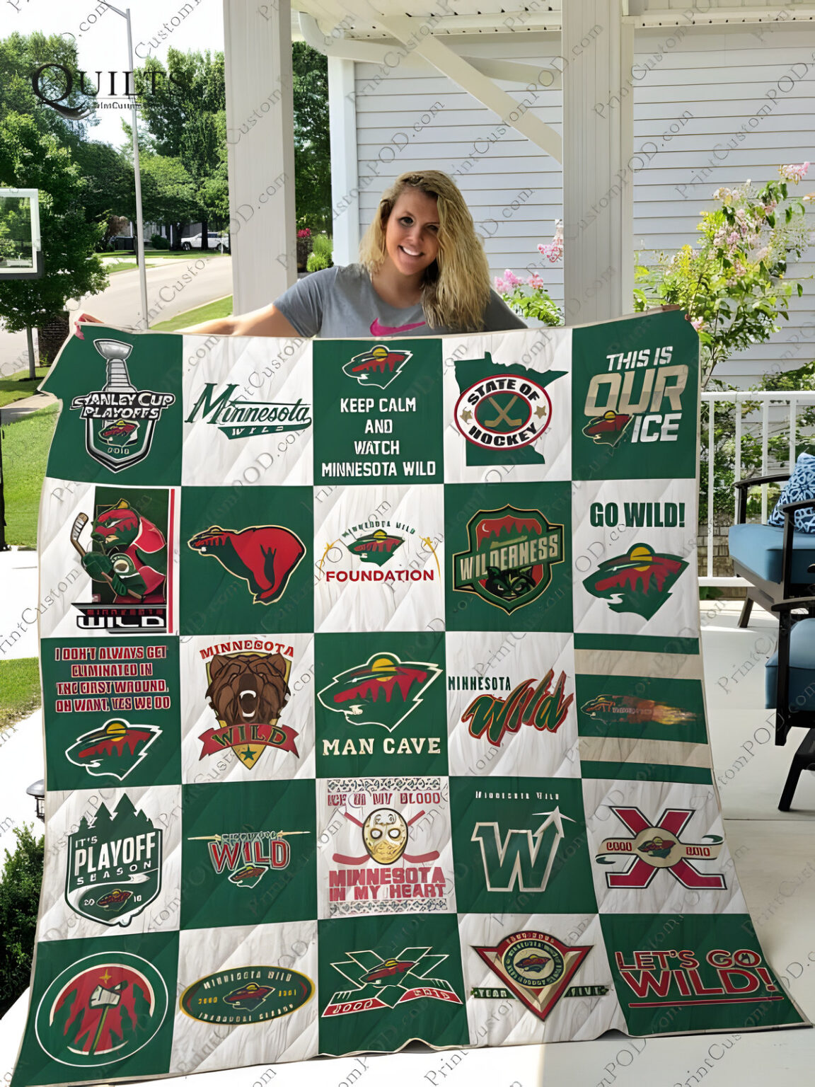 Minnesota Wild 5 Blanket 1 Minnesota Wild 5 Blanket