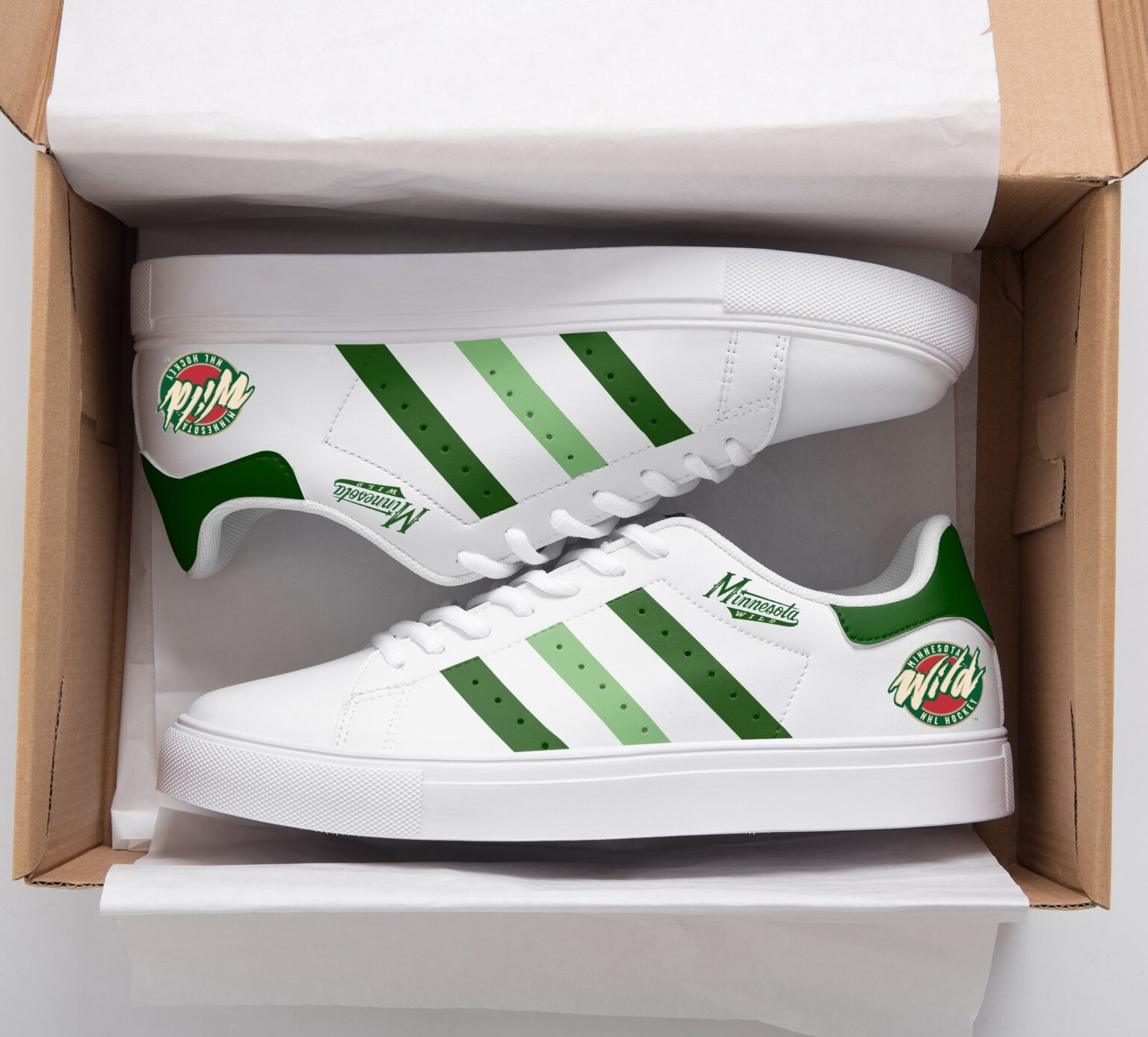 Minnesota Wild Stan Smith Shoes 1 Minnesota Wild Stan Smith Shoes