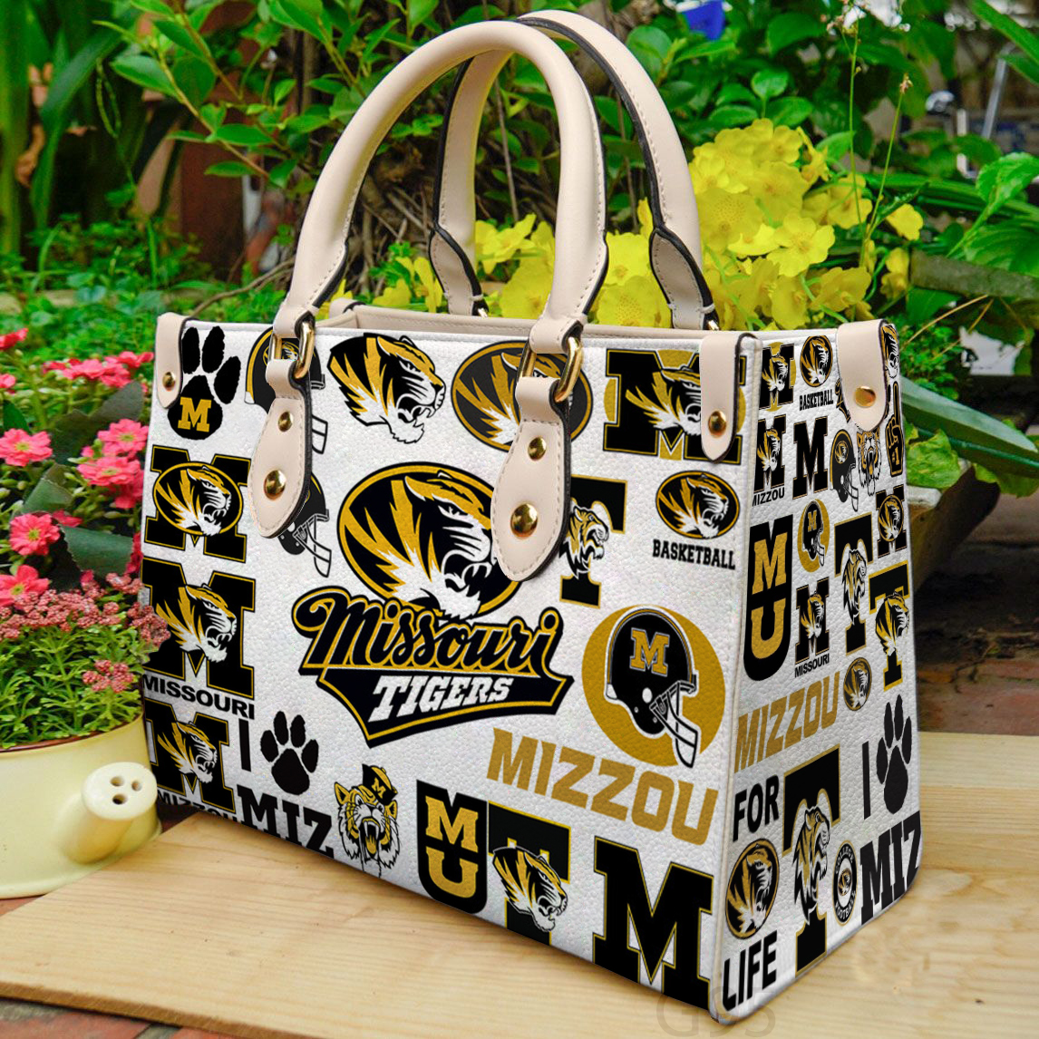 Missouri Tigers Leather Handbag 1 Missouri Tigers Leather Handbag