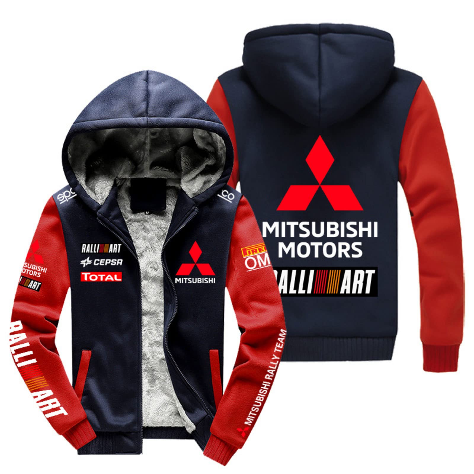 Mitsubishi Red Fleece Jacket 1 Mitsubishi Red Fleece Jacket