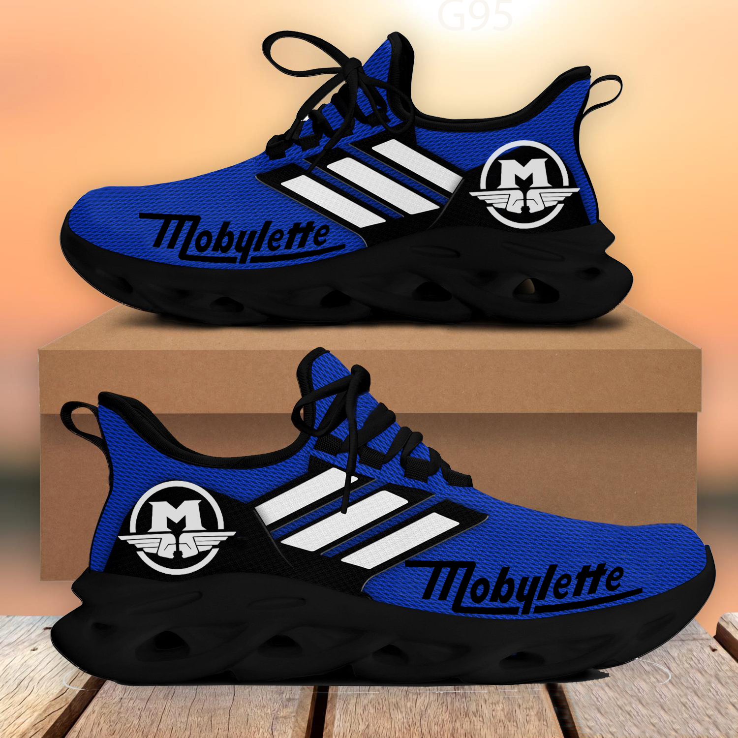 Mobylette Blue Max Soul Shoes 1 Mobylette Blue Max Soul Shoes