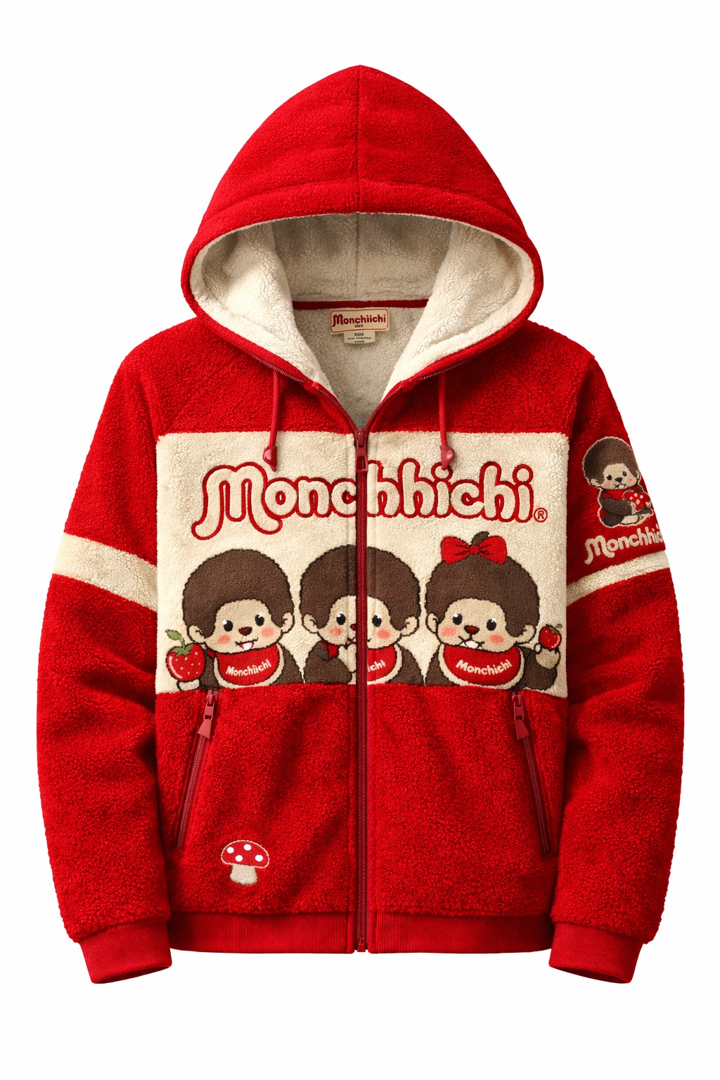 Monchhichi Fleece Jacket 1 Monchhichi Fleece Jacket