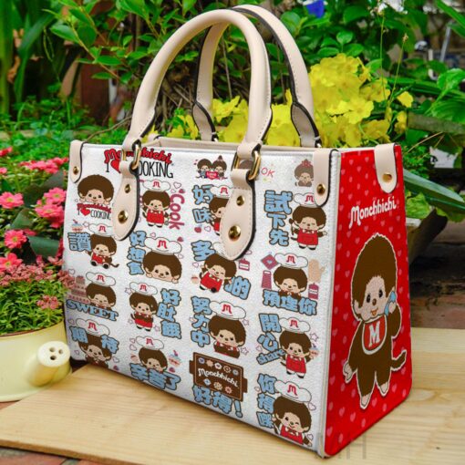 Monchhichi Leather Handbag 1 Monchhichi Leather Handbag