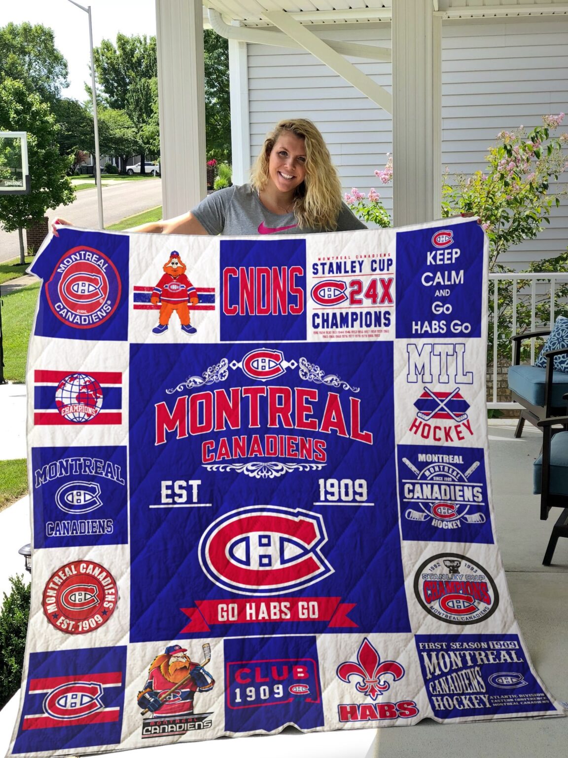 Montreal Canadiens 1G Blanket 1 Montreal Canadiens 1G Blanket