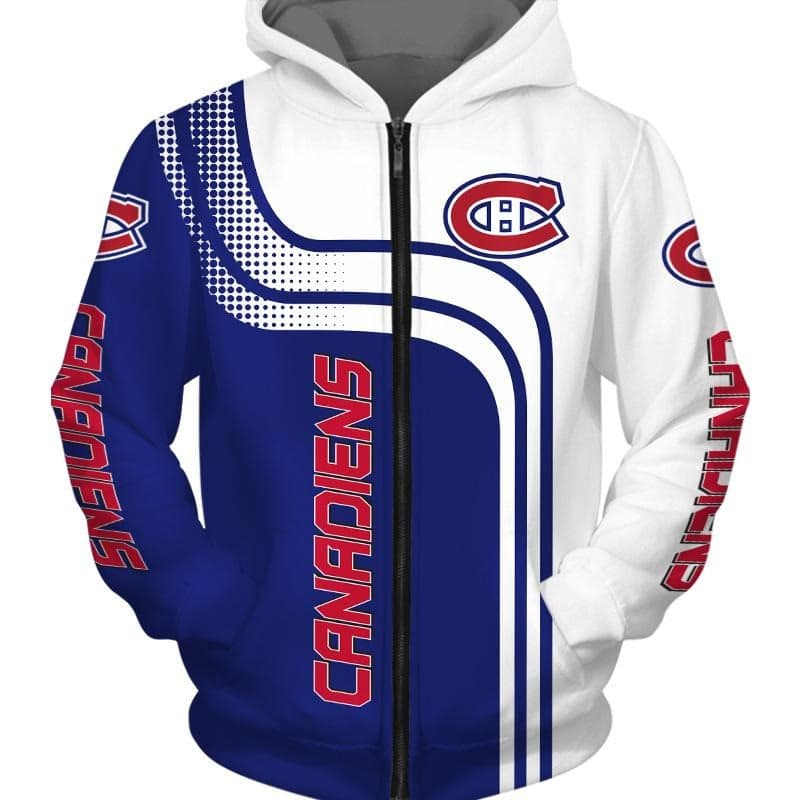 Montreal Canadiens 1G Hoodie Zip Hoodie 3D 1 Montreal Canadiens 1G Hoodie Zip Hoodie 3D