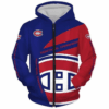 Montreal Canadiens 2 Hoodie Zip Hoodie 3D