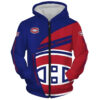 Montreal Canadiens 2 Hoodie Zip Hoodie 3D
